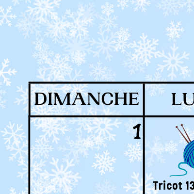 Calendrier mois de mars 2026
